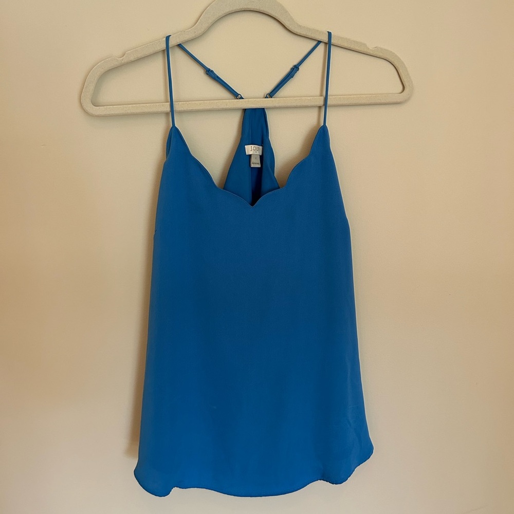 J Crew Scalloped Cami Top, Size 2